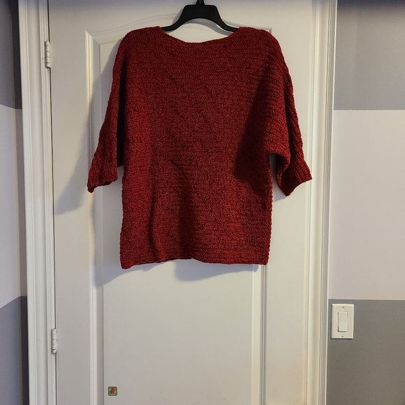JONES NEW YORK RED SWEATER - SIZE 1X - Picture 4 of 7